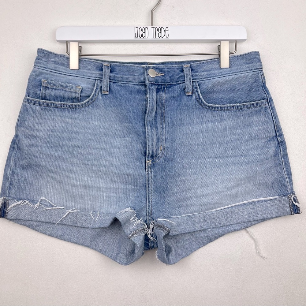 L'AGENCE's high-rise Jazz denim shorts